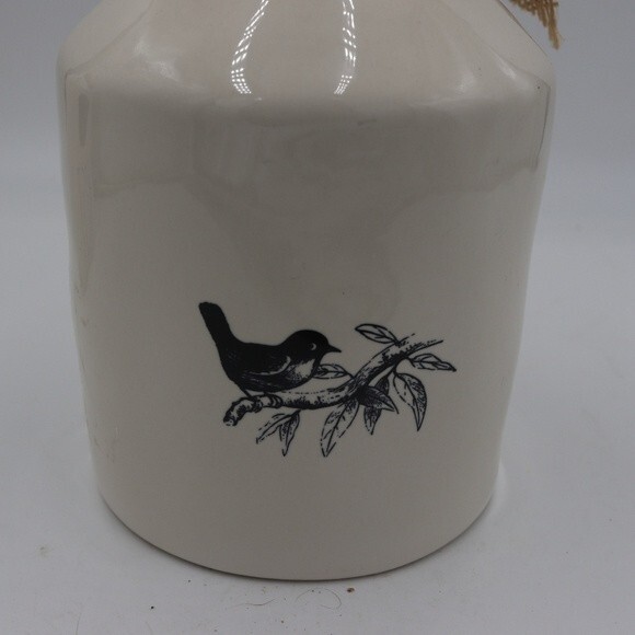 Rae Dunn Bird House “Chirp” Ceramic Round Wall Decor Rustic Farmhouse - Picture 3 of 7